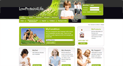 Desktop Screenshot of lowprotein4life.co.nz